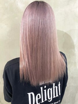 ゲーム 渋谷店(GAME) ダブルカラーミルクティーベージュカラーケアブリーチ韓国ボブ