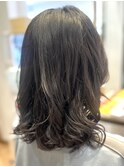伸ばしかけ毛先パーマ♪