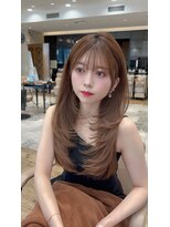 アマトウキョウ アユンチェ(AMA TOKYO×AYUNCHE) 韓国スタイル/ナチュラルくびれヘア_くびれ巻き_レイヤーカット