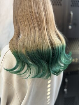 ヴァイス 渋谷店(VAICE) 裾カラー/推しカラー/ミルクティーベージュ