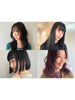 東京での経験を活かしてブリーチ、インナーカラー、ハイライトなどの技術を福岡の女性の美に―*