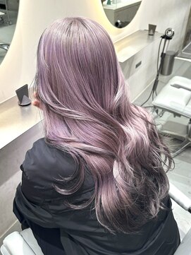 ソル ジングウマエ(SOL JINGUMAE) 【mai】透明感ラベンダーピンクブラックエンドデザインカラー