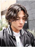 【Infinis】ウェーブで作る色気ミディアムパーマ