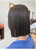 マッシュショート丸みショート黒髪ショートベリーショート40代