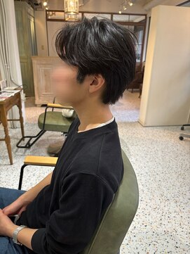 サンバイセライロ 千葉(SAN. by celilo) メンズ韓国ヘア/ニュアンスパーマ/毛流れセンターパート/関祐翔