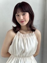 ザックラフィネ(ZACC raffine)&nbsp;ミディアム/レイヤーカット/インナーカラー/暖色カラー