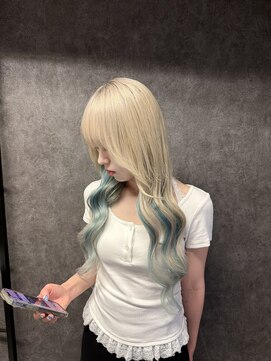 ルフレ 新宿本店2nd(Reflet) 【NAKAJI】ハイトーンデザインカラー