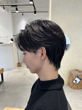 ビューバイネオリーブ 用賀店(Beau'r by neolive) サーフカール刈り上げセンターパートリバースセンターパート