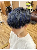 ヘアスタジオ ロメオ(hair studio Romeo) シャドウパーマメンズハイライト