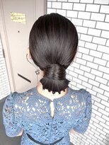 ソノ(sono)&nbsp;シニヨン タイトヘア 参列ヘア お呼ばれヘア イベントヘア