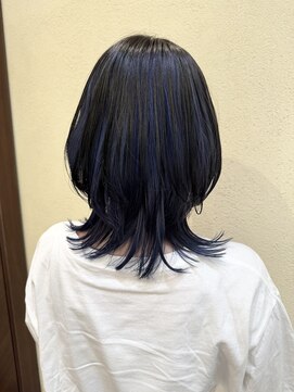 エルサフィロ ヨドヤバシ(el zafiro yodoyabashi) インナーカラー/ウルフレイヤー/20代30代40代50代60代