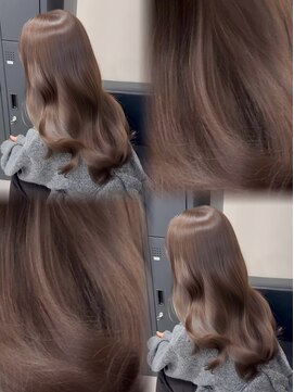 ベレーザ 渋谷(BELEZA) 17429黒髪アッシュブラックハイレイヤーウルフバタフライカット