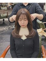 エミタス 三年坂(Emitas)&nbsp;抜け感あるナチュラルヘア【和歌山】お顔まわりレイヤー