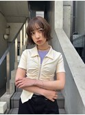 丸みミニボブ/レイヤー/ボブ/顔まわりレイヤー