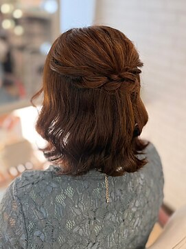 マカリィ 池袋店(Makalii) ボブハーフアップ