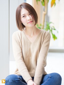 アルターリアン(aL ter LieN) 【aL-ter LieN TAKU】小顔カット☆大人カジュアルストレート千葉