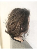 ヘアーメイクブランニュー セントラル 西大寺店(hair make Brand new central) パールグレージュくびレイヤー