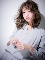 カバーヘア ブリス 川口(COVER HAIR bliss) *bliss川口*抜け感♪くせ毛風カールでとろみセミディx