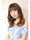 【roubu.】大人可愛いナチュラルグラデーションセミロング