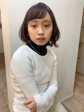 マリアバイアフロート(Maria by AFLOAT) 【山田】アッシュベージュひし形くびれレイヤーボブディ