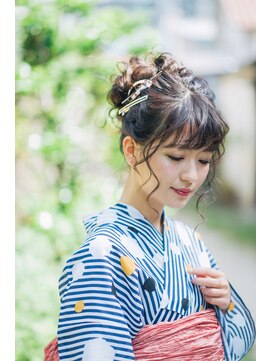ヘアメイクアンドセットサロン リッコ(Hair make&set salon Ricco) 梅田セットサロンRicco浴衣アップスタイル