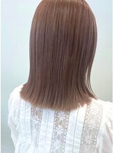 【アディクシーカラーで叶う透明感カラー】赤みなしのやわらかヘア【銀座駅】