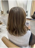 小顔補正立体カット