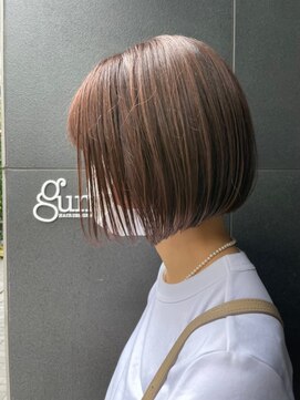 グミ(gumi) *gumi*丸みボブ×ナチュラルカラー