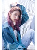 大人かわいい前髪セシルカットココアブラウンフリンジウェーブ