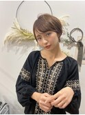 前髪カール/ネオシースルーバング/くびれボブ［銀座］