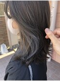 インナーハイライト/ツートーンカラー/ブルーサファイア