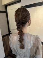 オーブ ヘアー リリー 博多2号店(AUBE HAIR lily)&nbsp;ゆるふわ編みおろし