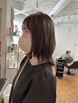 ブリング バイ スノードロップ 吉祥寺(BRING by Snowdrop) ウルフ/マチルダボブ/ピンクベージュ/インナーグレージュ/吉祥寺