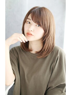 ウィズ 川口店(WIZ) ミディアム内巻きレイヤーロブ