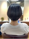 美フォルム 大人可愛いひし形ショートボブ 30代40代50代
