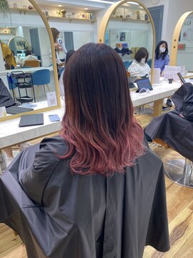 アプリバイリアン 浦和2号店(appri by Rien) チェリーレッドグラデーション