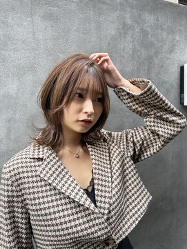 ロンド ストラーダ 心斎橋(Lond strada) シルキーベージュ×グレージュカラー【髪質改善/縮毛矯正】