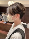 センターパート&ハイライトスタイル★中村大輔