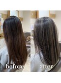 脱白髪染めハイライト/白髪にお悩みの方に/30代40代50代