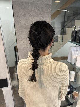 ハイル(KHAIR) 編みおろしアレンジ♪