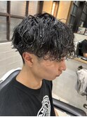 【Barber BROS.】メンズ波巻きパーマ マッシュヘア