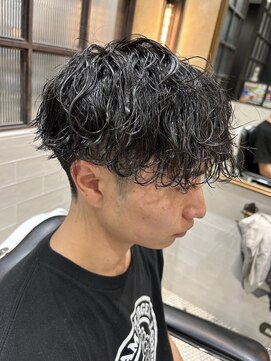 バーバーブロス 吉祥寺店(BARBER BROS) 【Barber BROS.】メンズ波巻きパーマ マッシュヘア