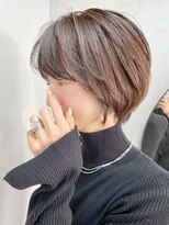 ルーファス 恵比寿 渋谷(Ruufus) ショート/白髪ぼかしハイライト/30代40代