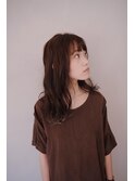 デジタルパーマ×ブラウンベージュ