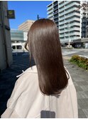 赤みなし透明感カラー