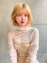 ロイド(Lloyd)&nbsp;【Lloyd 大宮】ハニーブロンド×丸みボブ