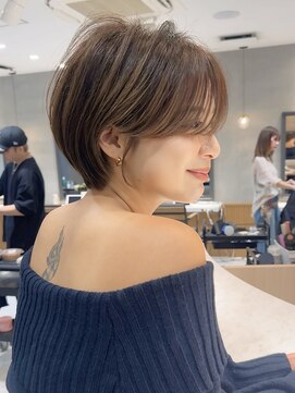 ロンドブルーム 天神大名店(Lond Bloom) 大人美人ショート/ショートカット/髪質改善/白髪ぼかし/30代40代