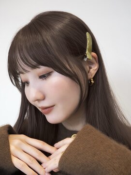 ノイ(noi) 顔周りレイヤーカットくびれヘアミルクティーベージュカラー