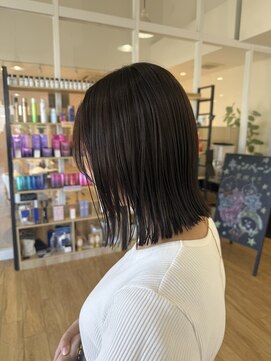 サラ 新宮店(SARA) ヘイリーボブ/ワンレンボブ