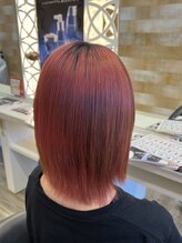 ヘアメイク サンサーラ 志度店(Hair Make SAMSARA)&nbsp;髪質改善ストレート×ワンブリーチピンク